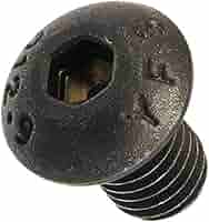 Class 12.9 Steel Socket Cap Screw, Plain Finish, Button Head